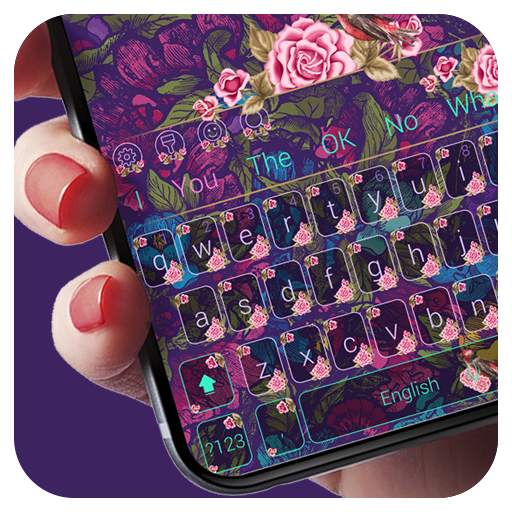 Vintage Classic Rose Keyboard 10001003