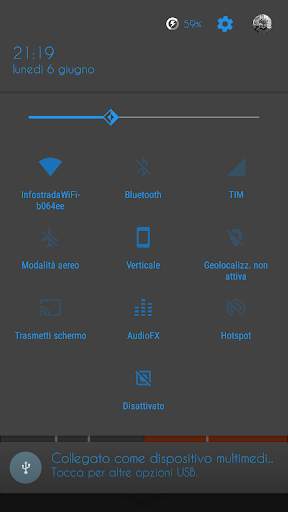 Material Blue CM Theme screenshot 3