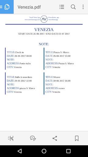 Travel Notes App: create notes, trips and routes! screenshot 7