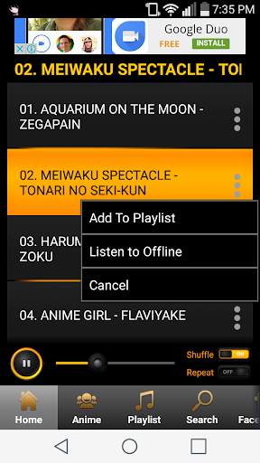 Anime Music screenshot 3