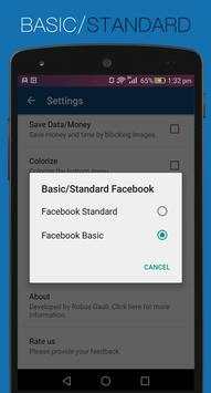 Basic For Facebook -Save Money screenshot 3