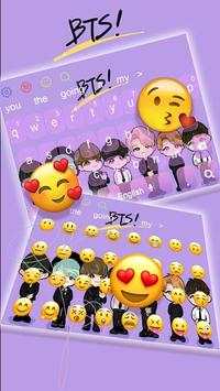BTS Band Keyboard Theme स्क्रीनशॉट 3