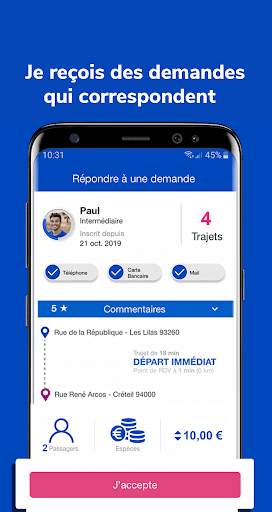 Citygo, covoiturage urbain au quotidien screenshot 3