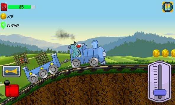 Little Oggy Rail Rush screenshot 5