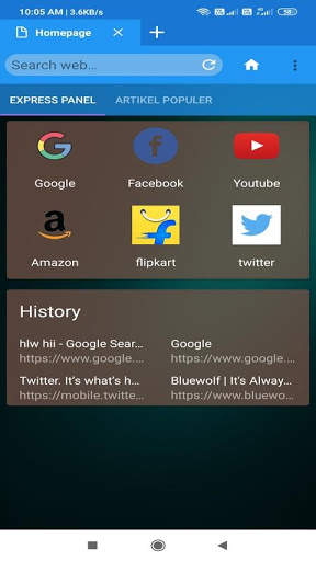Speed Browser screenshot 1