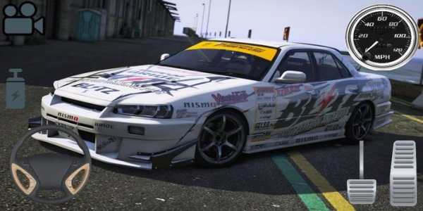 Driving Nissan Skyline Car Simulator screenshot 2