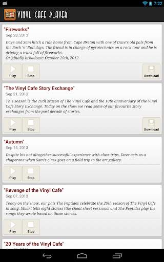 Vinyl Cafe Player screenshot 3