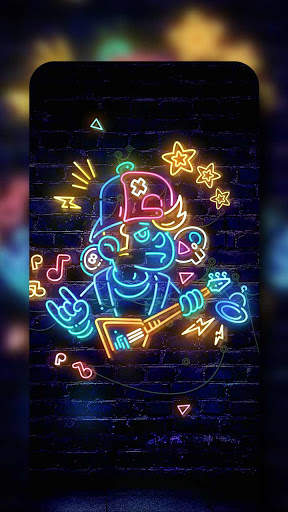 Neon Light Live Wallpaper & Launcher Themes screenshot 7