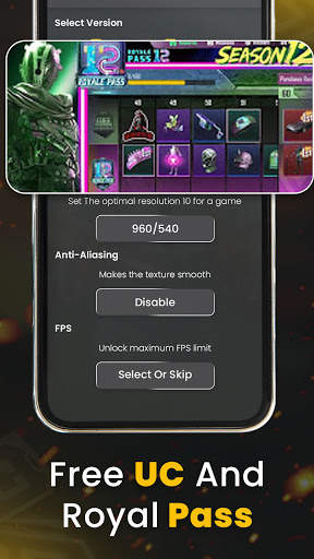 Guide for free UC And Diamond With Royal Pass screenshot 1