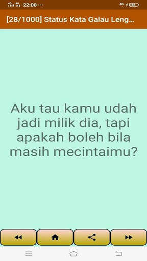 Status Kata Galau Lengkap screenshot 5