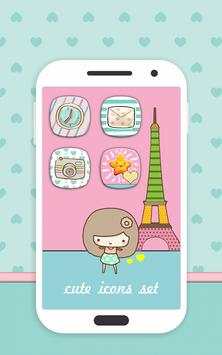 Cute Paris GoTheme screenshot 1