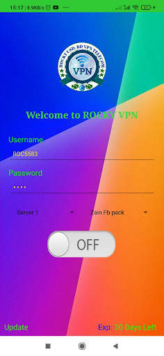 ROCKY VPN screenshot 1