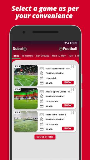 Lineup - Social sports screenshot 1