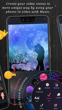 Romantic Lyrical Video Status Maker Photo And Song screenshot 2