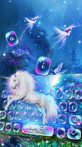 White Magic Unicorn Keyboard screenshot 2
