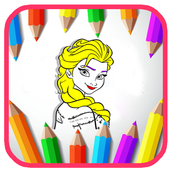 Beauty Princess New Coloring Book 2017 icon