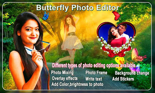 Butterfly Photo Editing - Butterfly photo frames screenshot 1