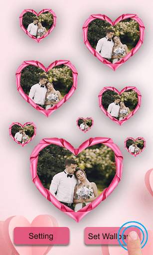 Crazy Magicly Love Heart Slideshow Live Wallpaper screenshot 2