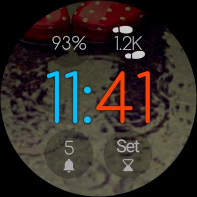 Bubble Cloud Tile Launcher Watch face (WearOS) screenshot 29