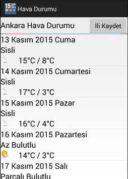 Weather in Turkey screenshot 4