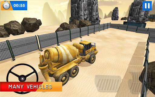 Construction Truck Driving Simulator 3D screenshot 2