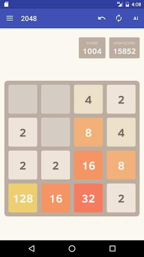 2048 (With AI helper) screenshot 1