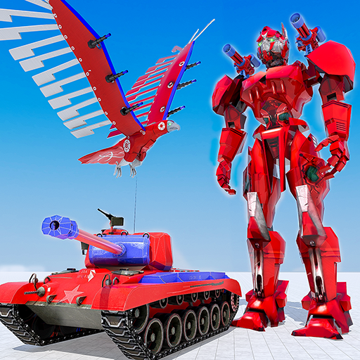 Eagle Robot Flying sim: Cars Transform Game 2020 icon