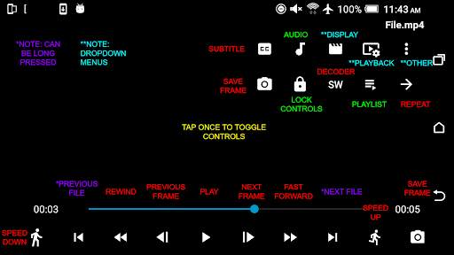 Precise Frame Seek Volume mpv Video Player Free screenshot 1