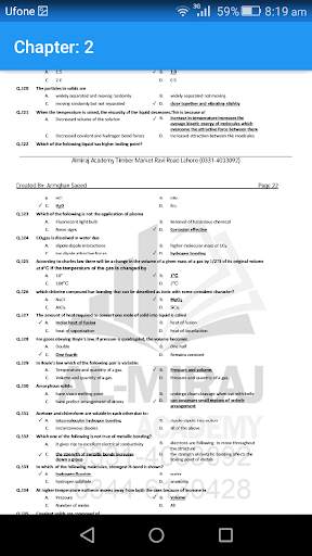 MDCAT Chemistry MCQs screenshot 4