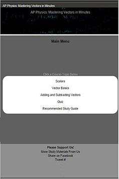 AP Physics: Vector in Minutes screenshot 1