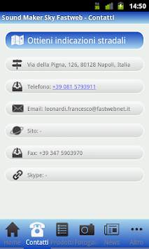 Sound Maker Sky Fastweb screenshot 2