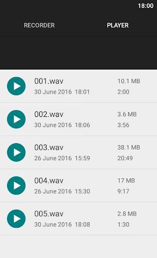Sound Recorder 3 تصوير الشاشة