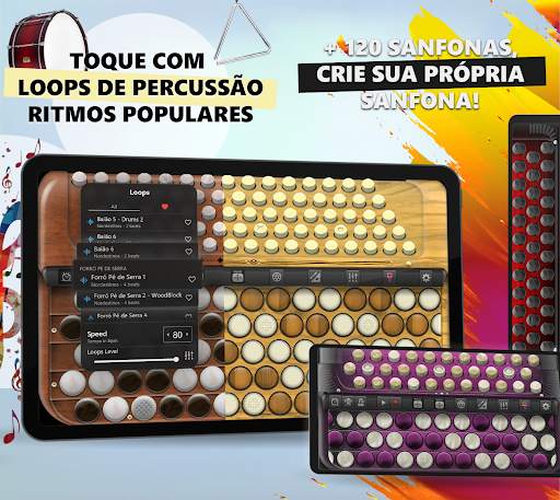 Acordeon Cromático de Botões screenshot 10