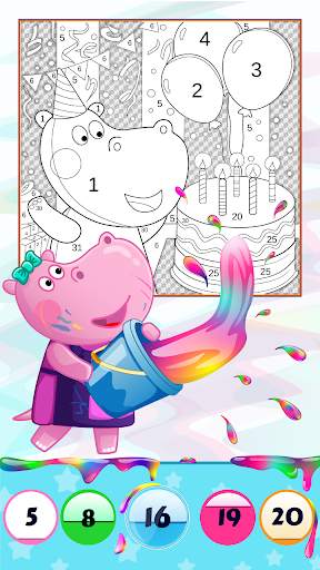 Color by Number for Kids screenshot 1