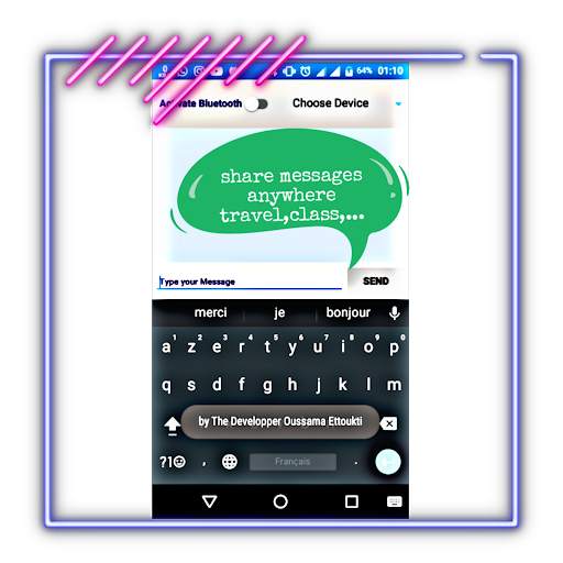 bluetooth chat for free chat without internet screenshot 2