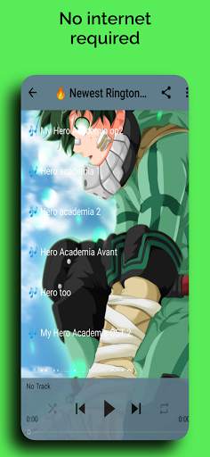 Boku no Hero Ringtone Academia Offline screenshot 5
