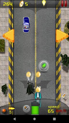 Bat Superhero Game: BatPod ride screenshot 1