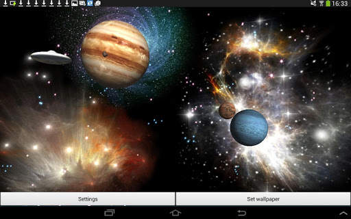 Space Live Wallpaper 3D screenshot 6