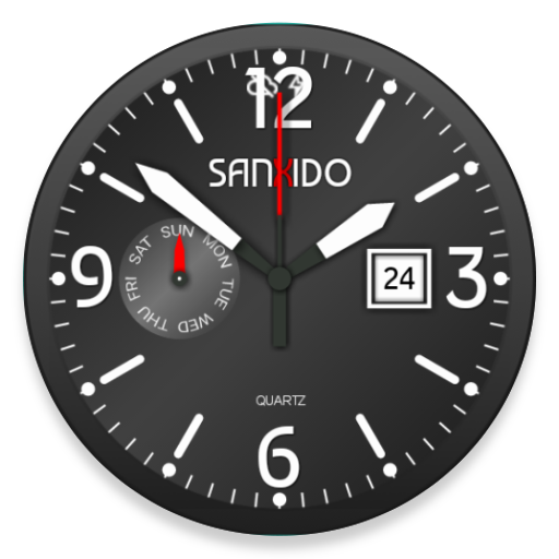 Analog Uhr Live Hintergrund icon