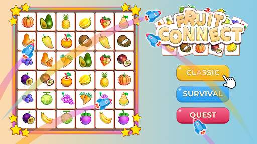 King Fruit Link - Connect Fruit Puzzle screenshot 1