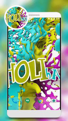 Colors in water - Holi Live wallpaper screenshot 5