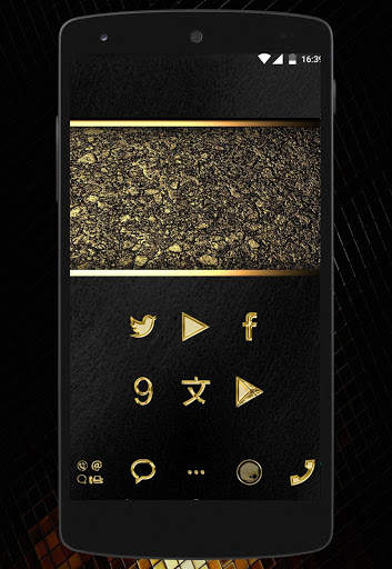 Gold Luxury icon pack best screenshot 1