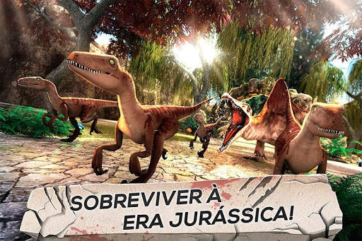 Simulação de Dinossauros 3D - Corridas Jurássicas screenshot 1