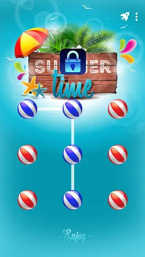Summer - App Lock Master Theme screenshot 1