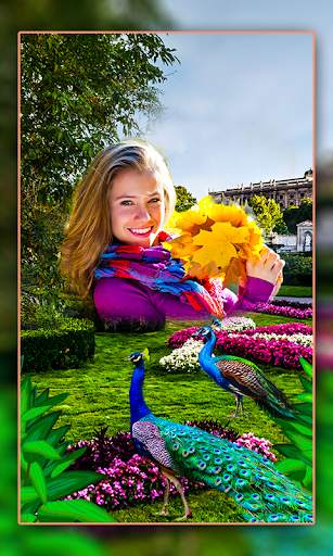 Peacock Photo Frames Garnish screenshot 3