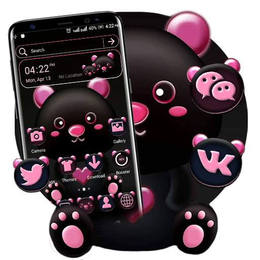 Teddy Love Launcher Theme 1.0.1