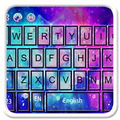 Shiny Star Galaxy Keyboard Theme 10001001
