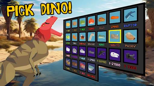 T-Rex Fights Dinosaurs screenshot 2