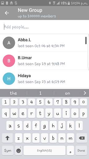 iMessenger screenshot 1