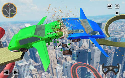 Flying Car Derby Crash Stunts & Car Racing screenshot 2